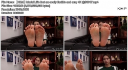 【K&M】Model Lili's feet are really flexible and sexy 4K