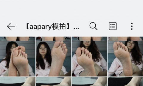 【aapary模拍】小玉的美脚摆盘（100P）