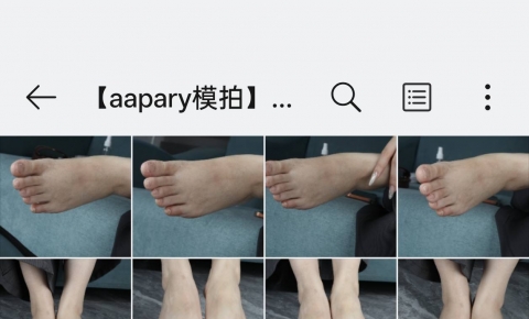 【aapary模拍】楚楚的脚背与足底(115P)