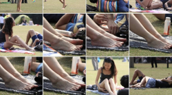 踏青公园街拍美女5套5