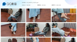 桔子摄影 模拍丝足视频 脚型还不错的居家少妇全方位展示斑点肉丝